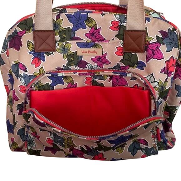 VERA BRADLEY Retired Falling Leaves Lighten Up Carry-On Bag w/ Computer Sleeve - Picture 4 of 7